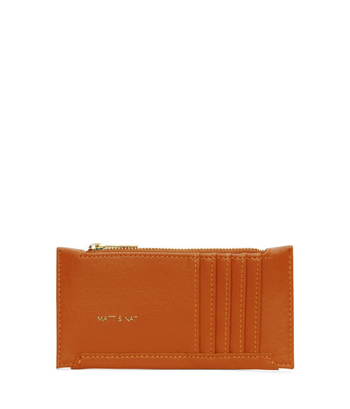 JESSE Slim Vegan Wallet - Arbor | Color: Orange - variant::ginger