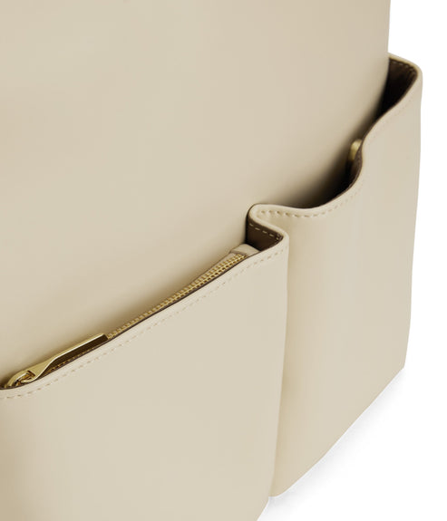 BERTA Vegan Tote Bag - Loom | Color: White - variant::tapioca