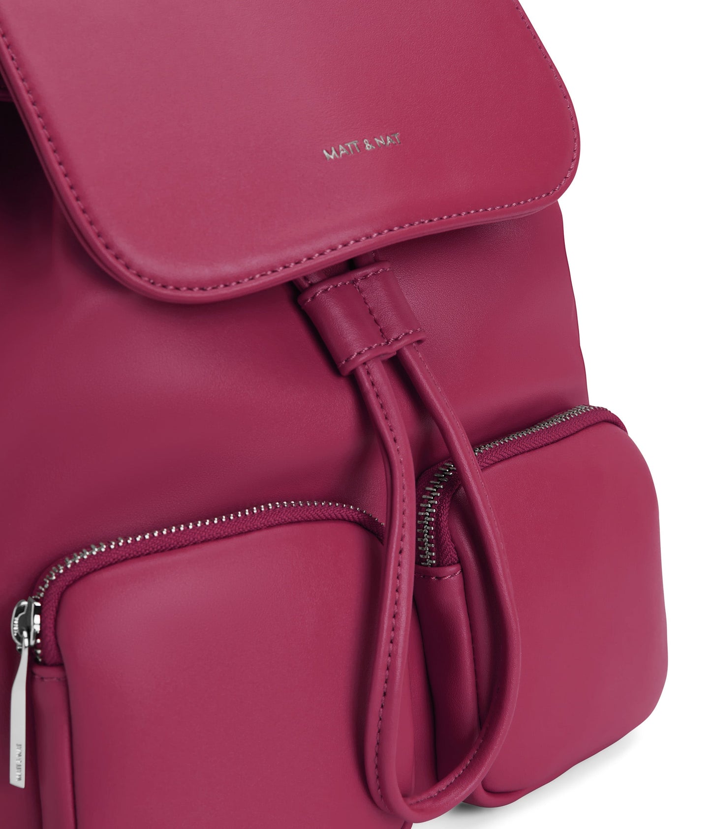 TATUM Vegan Backpack - Loom | Color: Pink - variant::tulip
