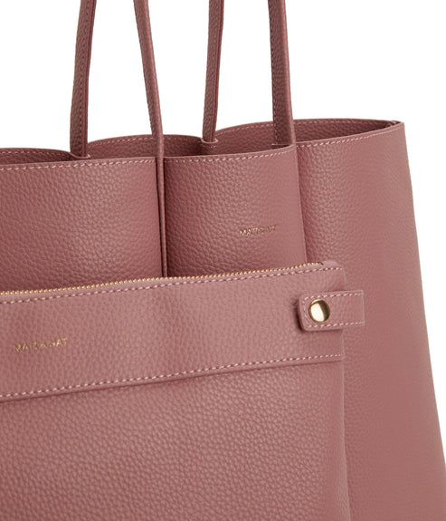 HYDE Vegan Tote Bag - Purity | Color: Pink - variant::rose