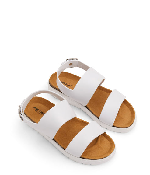 ASHAI Vegan Sandals | Color: White - variant::white