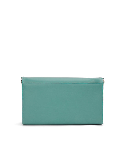 DREWLG Large Vegan Crossbody Bag - Vintage | Color: Blue - variant::oasis