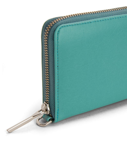ELM Vegan Continental Wallet - Vintage | Color: Blue - variant::oasis