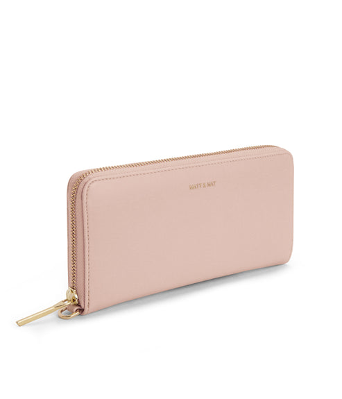 ELM Vegan Continental Wallet - Vintage | Color: Pink - variant::pastel