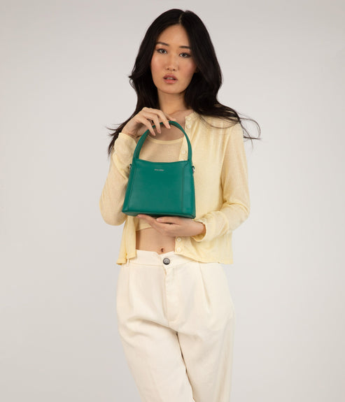 JADASM Small Vegan Crossbody Bag - Arbor | Color: Green - variant::peacock