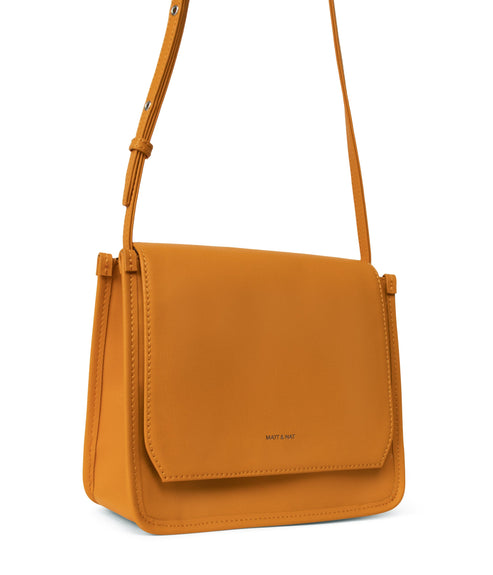 LEV Vegan Crossbody Bag - Arbor | Color: Yellow - variant::marigold