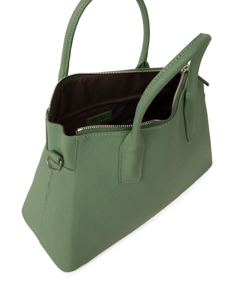 NEVADA Vegan Satchel - Purity | Color: Green - variant::herb