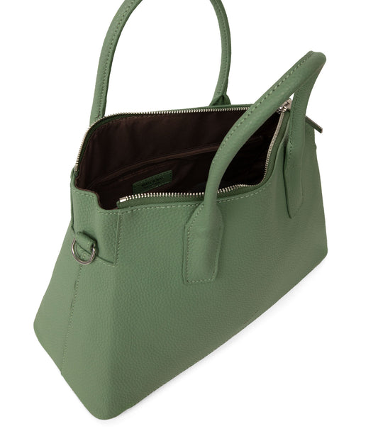 NEVADA Vegan Satchel - Purity | Color: Green - variant::herb
