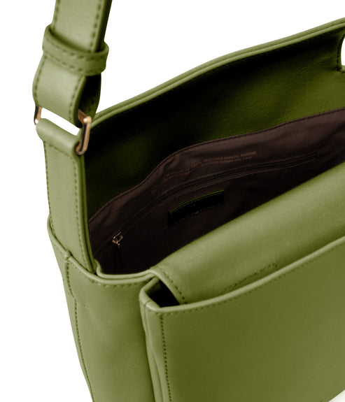 LORO Vegan Shoulder Bag - Vintage | Color: Green - variant::frog
