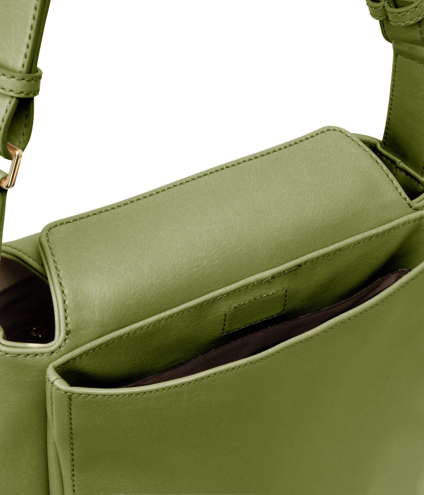 LORO Vegan Shoulder Bag - Vintage | Color: Green - variant::frog