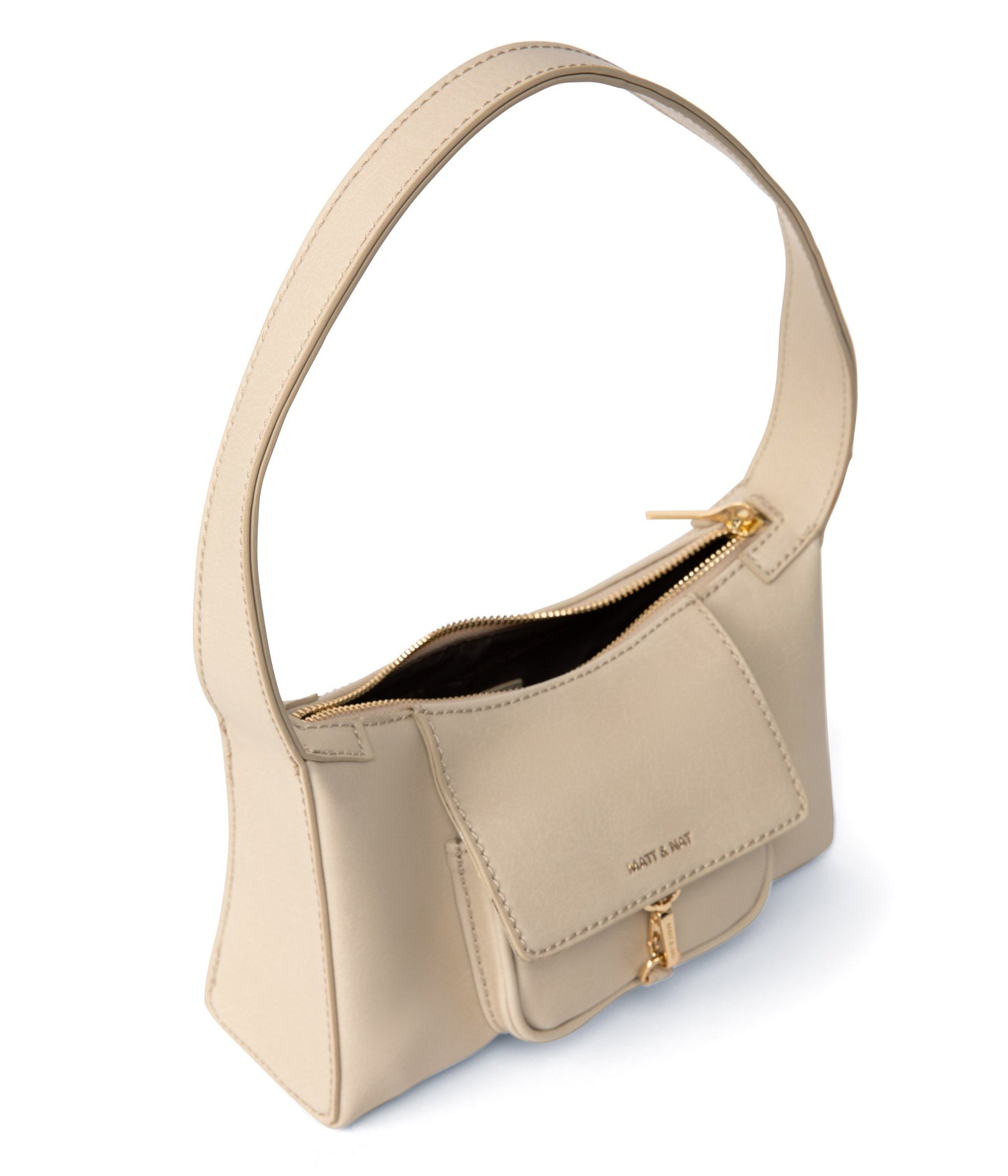 LOTI Vegan Shoulder Bag - Vintage | Color: White - variant::vanilla