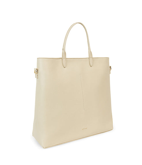 CURB Vegan Tote Bag - Vintage | Color: White - variant::vanilla