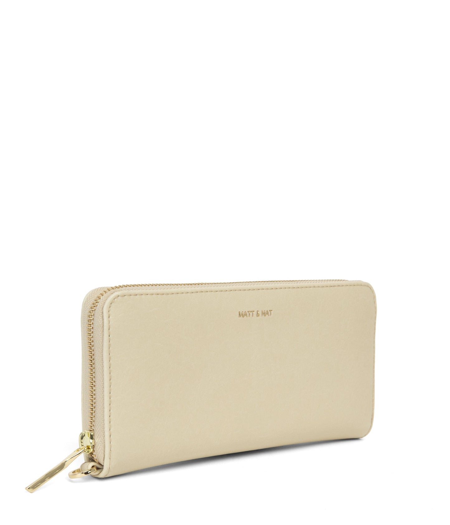 ELM Vegan Continental Wallet - Vintage | Color: White - variant::vanilla