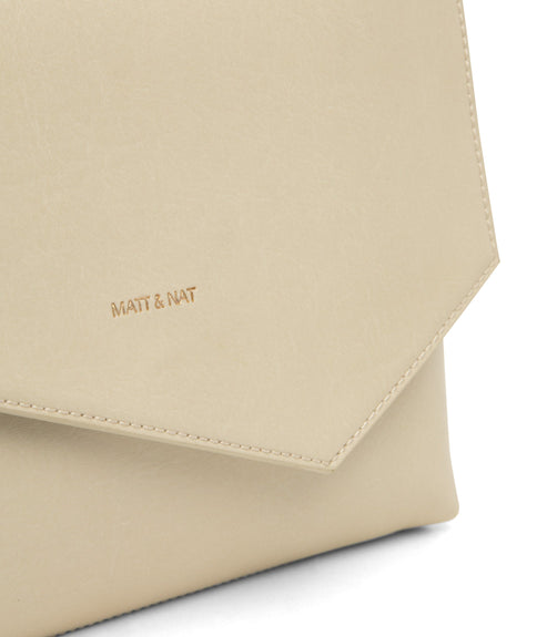 RIYA Vegan Clutch - Vintage | Color: White - variant::vanilla