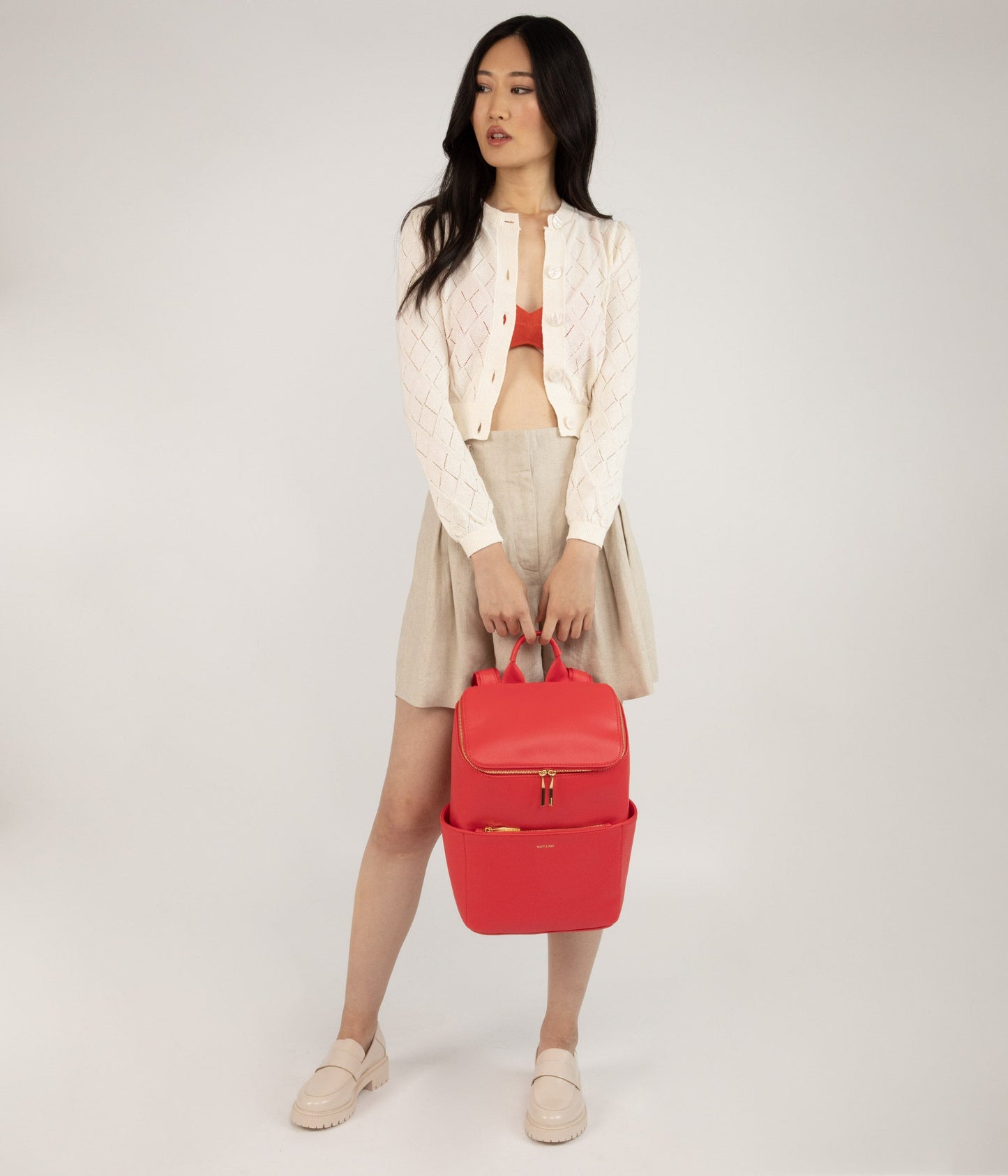 BRAVE Vegan Crossbody Bag - Sol | Color: Yellow - variant::citrine