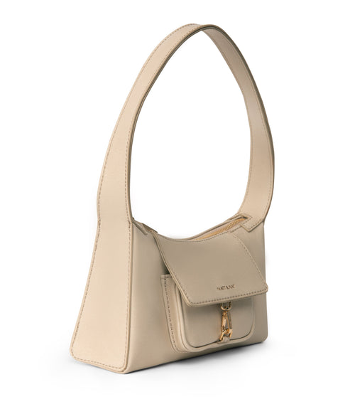 LOTI Vegan Shoulder Bag - Vintage | Color: White - variant::vanilla