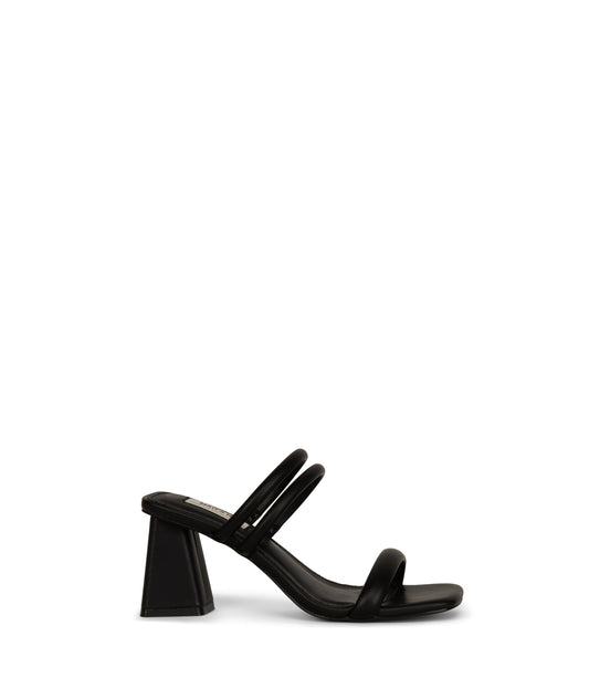 LINO Women's Vegan Heels | Color: Black - variant::black