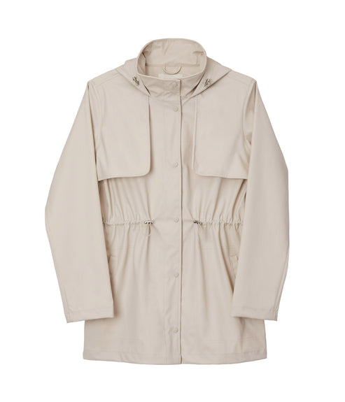ALEXIS Women’s Rain Jacket | Color: White - variant::nude