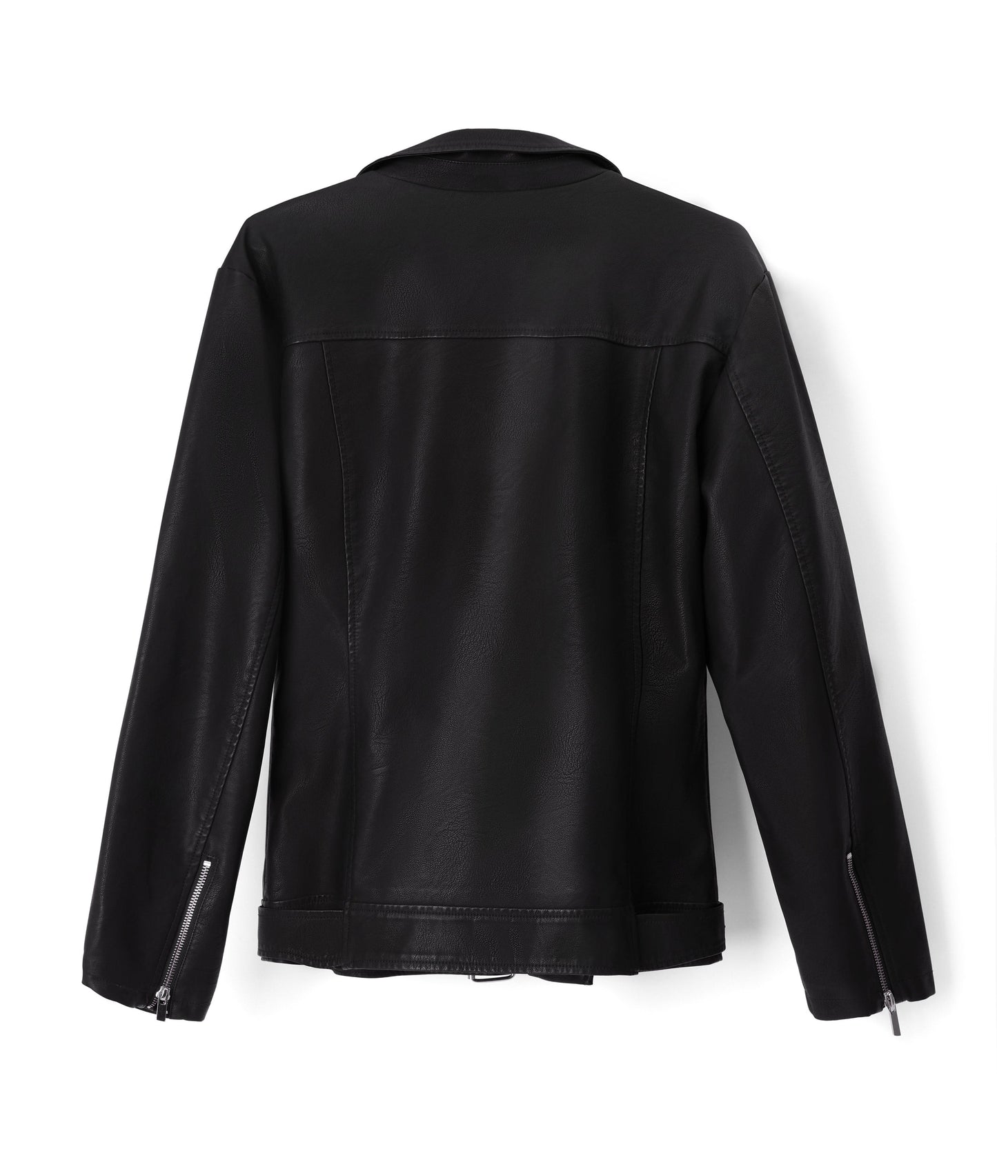 DALEX Men's Vegan Motorcycle Jacket | Color: Black - variant::black