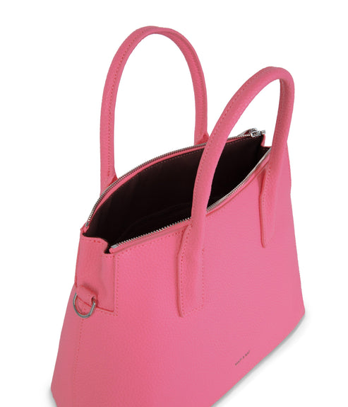 NEVADA Vegan Satchel - Purity | Color: Pink - variant::rosebud