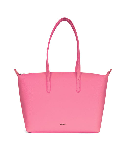 ABBI Vegan Tote Bag - Purity | Color: Pink - variant::rosebud
