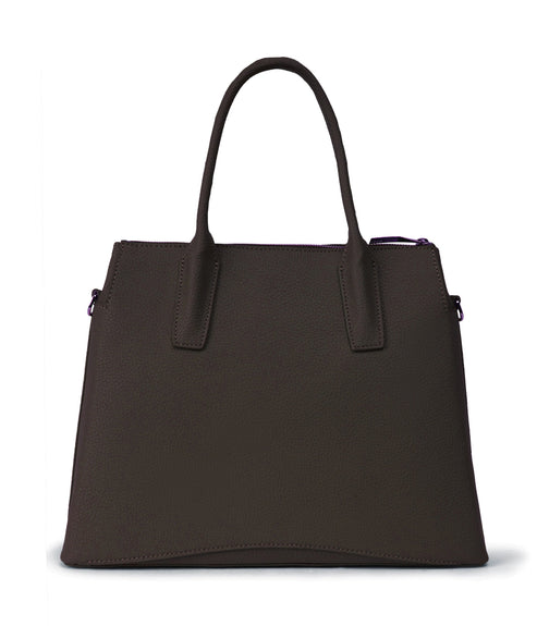 NEVADALG Vegan Satchel - Purity | Color: Brown - variant::truffle