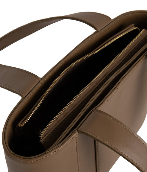 GARNI Vegan Tote Bag - Sol | Color: Brown - variant::twig