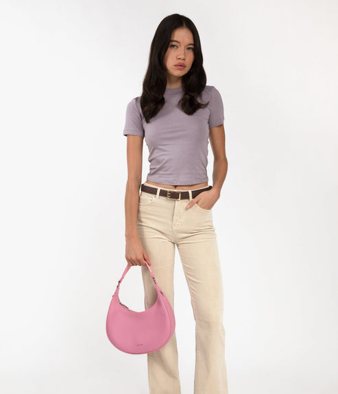 SERENA Vegan Hobo Bag - Sol | Color: Pink - variant::blush