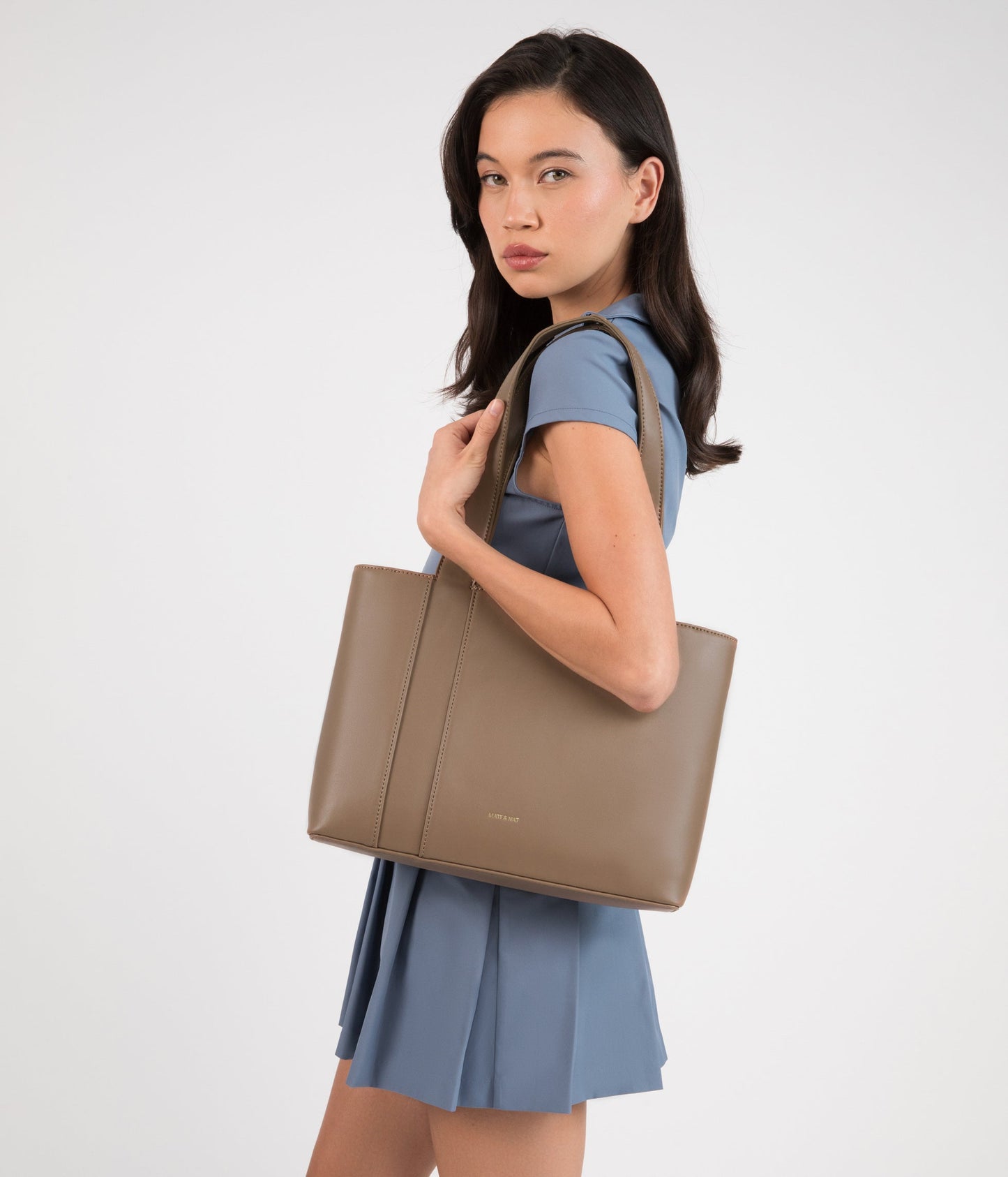 GARNI Vegan Tote Bag - Sol | Color: Brown - variant::twig