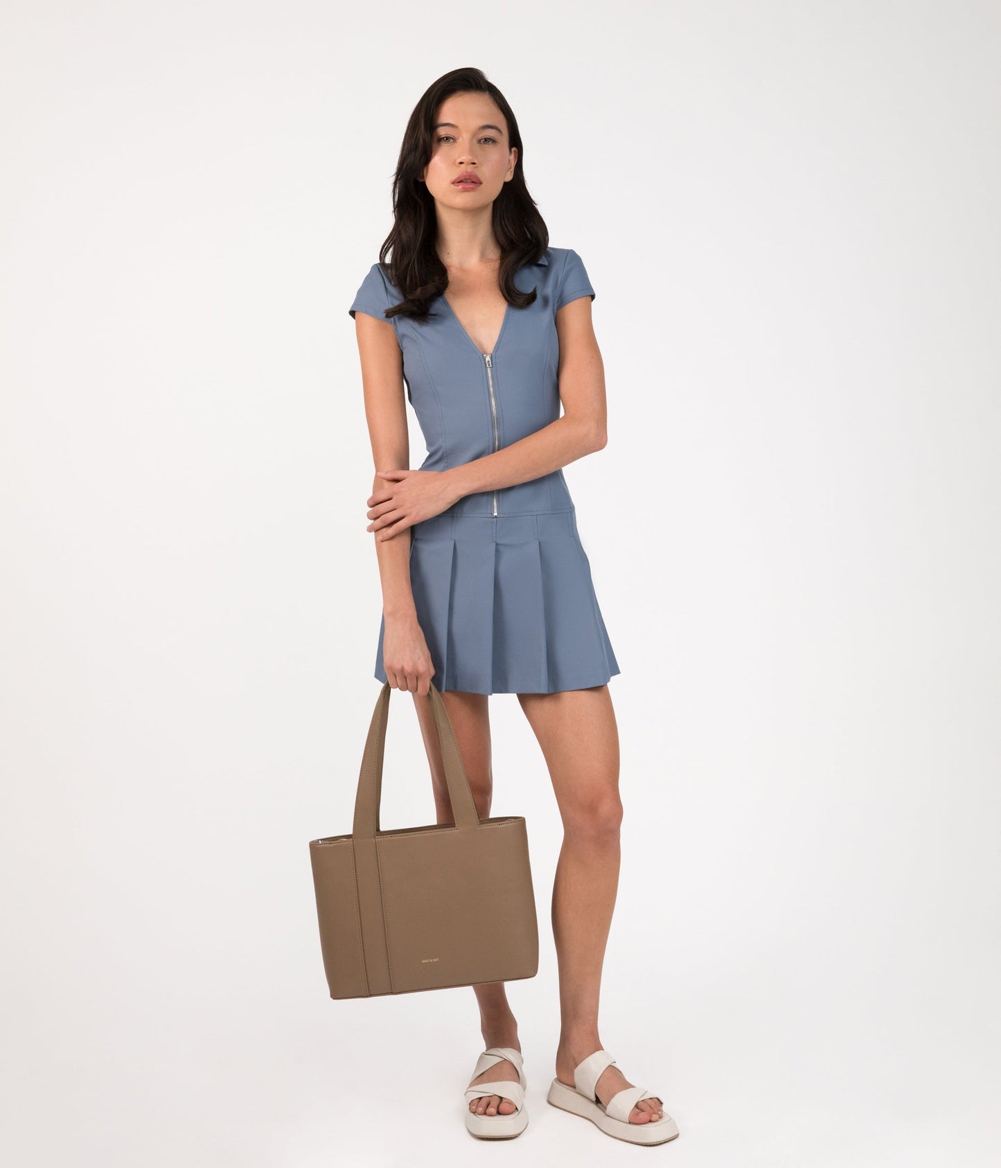 GARNI Vegan Tote Bag - Sol | Color: Brown - variant::twig