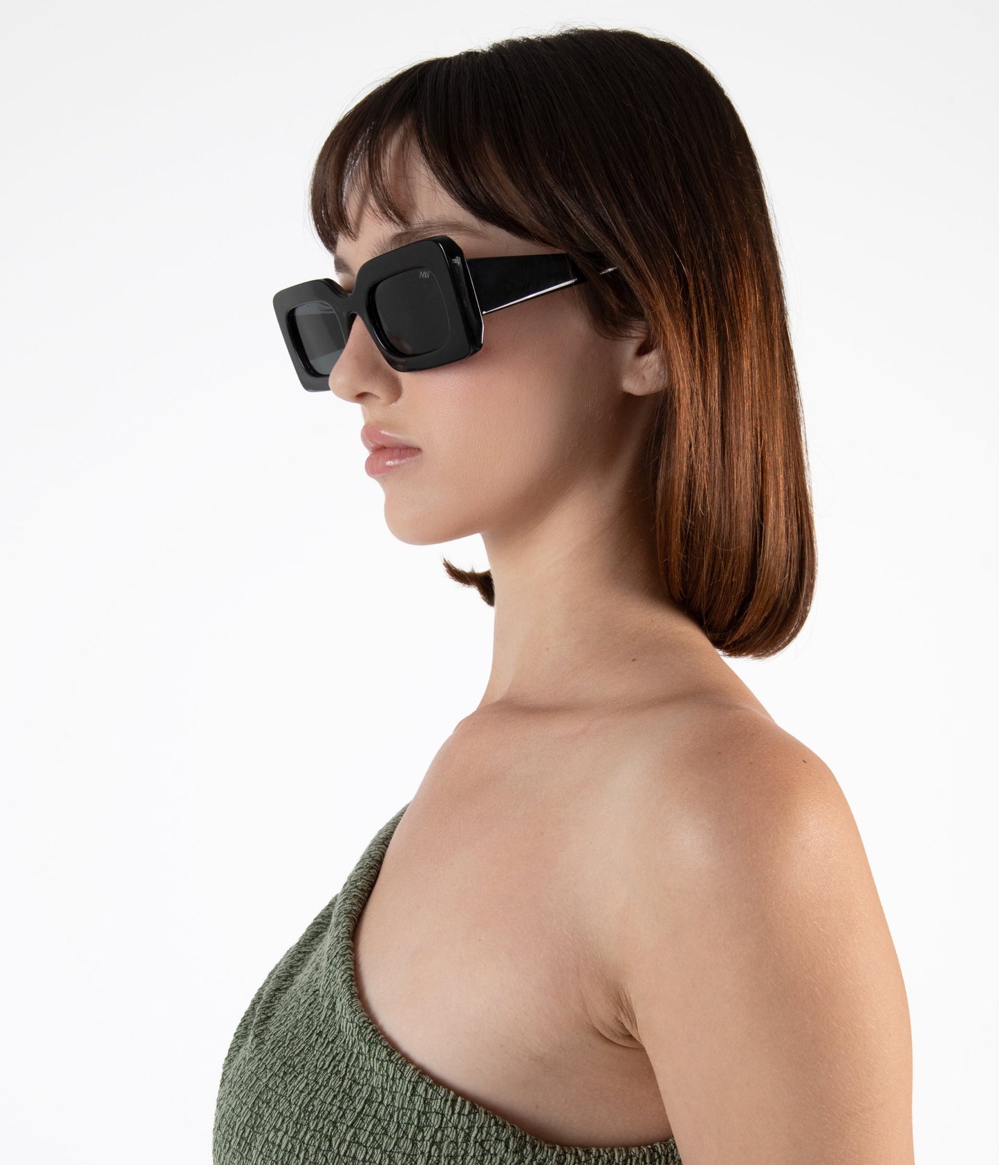 TITO Rectangle Sunglasses | Color: Green - variant::pine