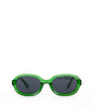 AARA Geometric Recycled Sunglasses | Color: Green - variant::green