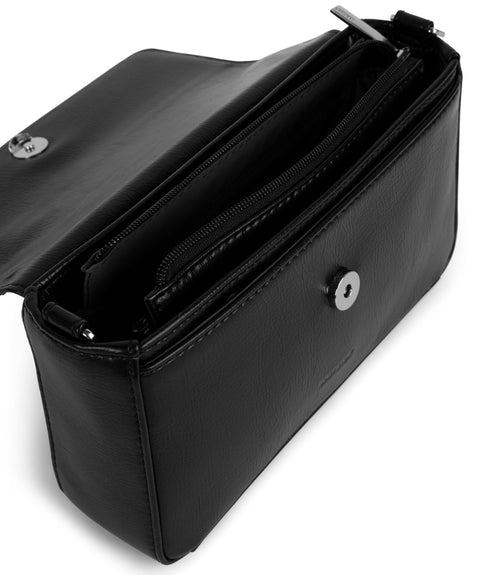 HEART Vegan Crossbody Bag - Theme | Color: Black - variant::black