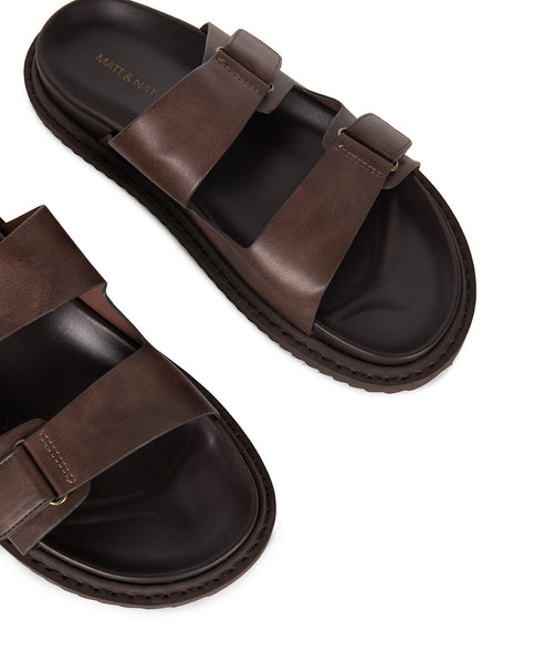 JOAO Men's Vegan Sandals | Color: Brown - variant::brown