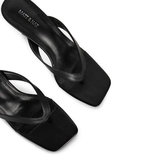 ZEINA Women’s Vegan Sandals | Color: Black - variant::black