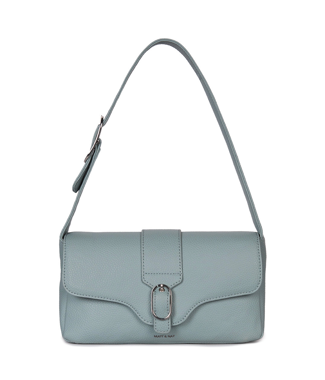 ISABELLE Vegan Shoulder Bag – Grain | Color: Aquamarine - variant::aquamarine