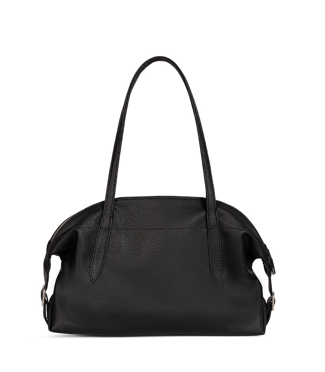 Vania Vegan Tote Bag – Grain | Color: Black - variant::black