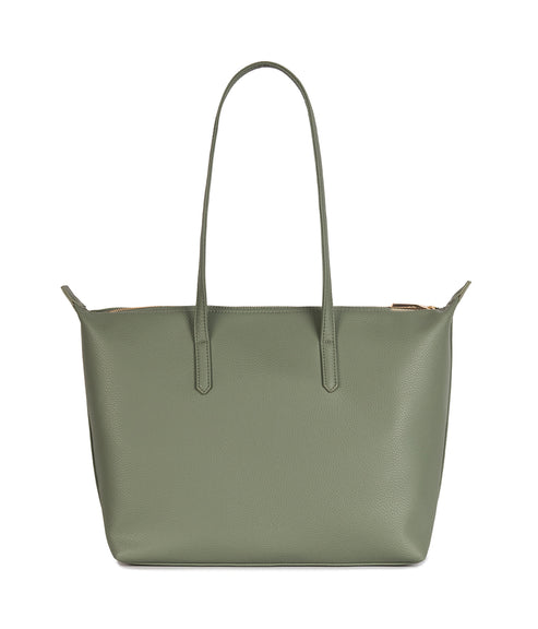 ABBI Vegan Tote Bag - Grain | Color: Olivine - variant::olivine