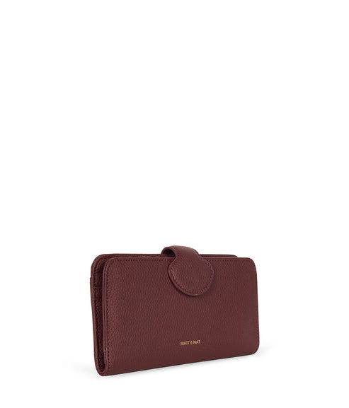 FLOAT Vegan Wallet - Grain | Color: Cherry- variant::cherry