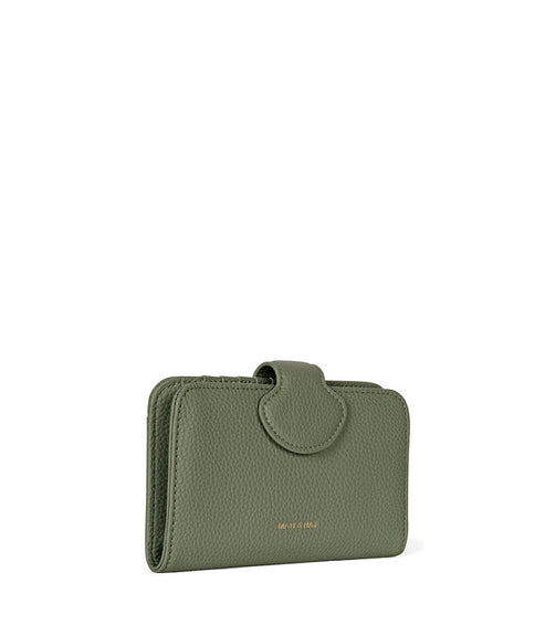 FLOATSM Small Vegan Wallet - Grain | Color: Olivine - variant::olivine