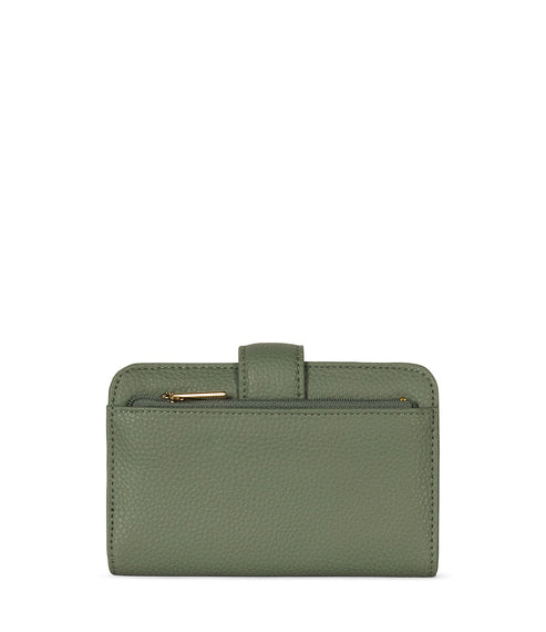 FLOATSM Small Vegan Wallet - Grain | Color: Olivine - variant::olivine