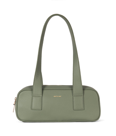 LEMUR Vegan Satchel – Grain | Color: Olivine - variant::olivine