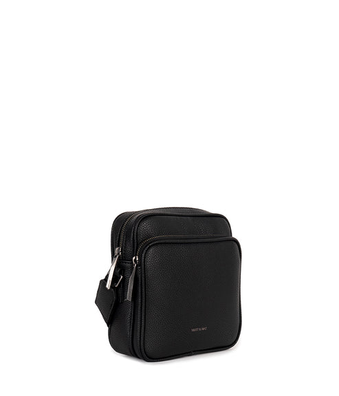 MARC Vegan Crossbody Bag - Grain | Color: Black - variant::black