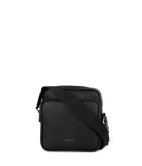 MARC Vegan Crossbody Bag - Grain | Color: Black - variant::black
