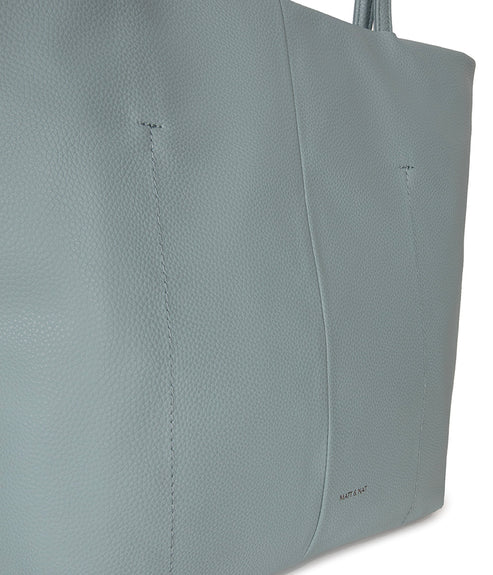 NATALIA Vegan Tote Bag – Grain | Color: Aquamarine - variant::aquamarine