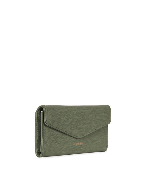RAYE Vegan Wallet - Grain | Color: Olivine - variant::olivine