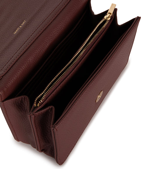 BEE Vegan Crossbody Bag - Grain | Color: Cherry - variant::cherry