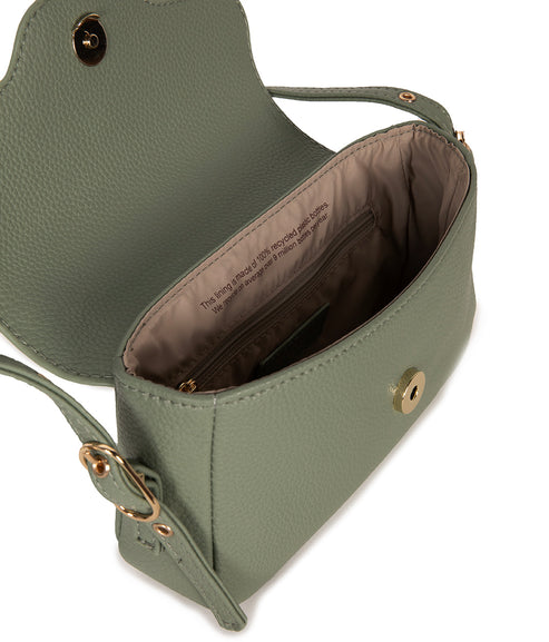 ISABELLE SM Vegan Crossbody Bag – Grain | Color: Olivine - variant::olivine