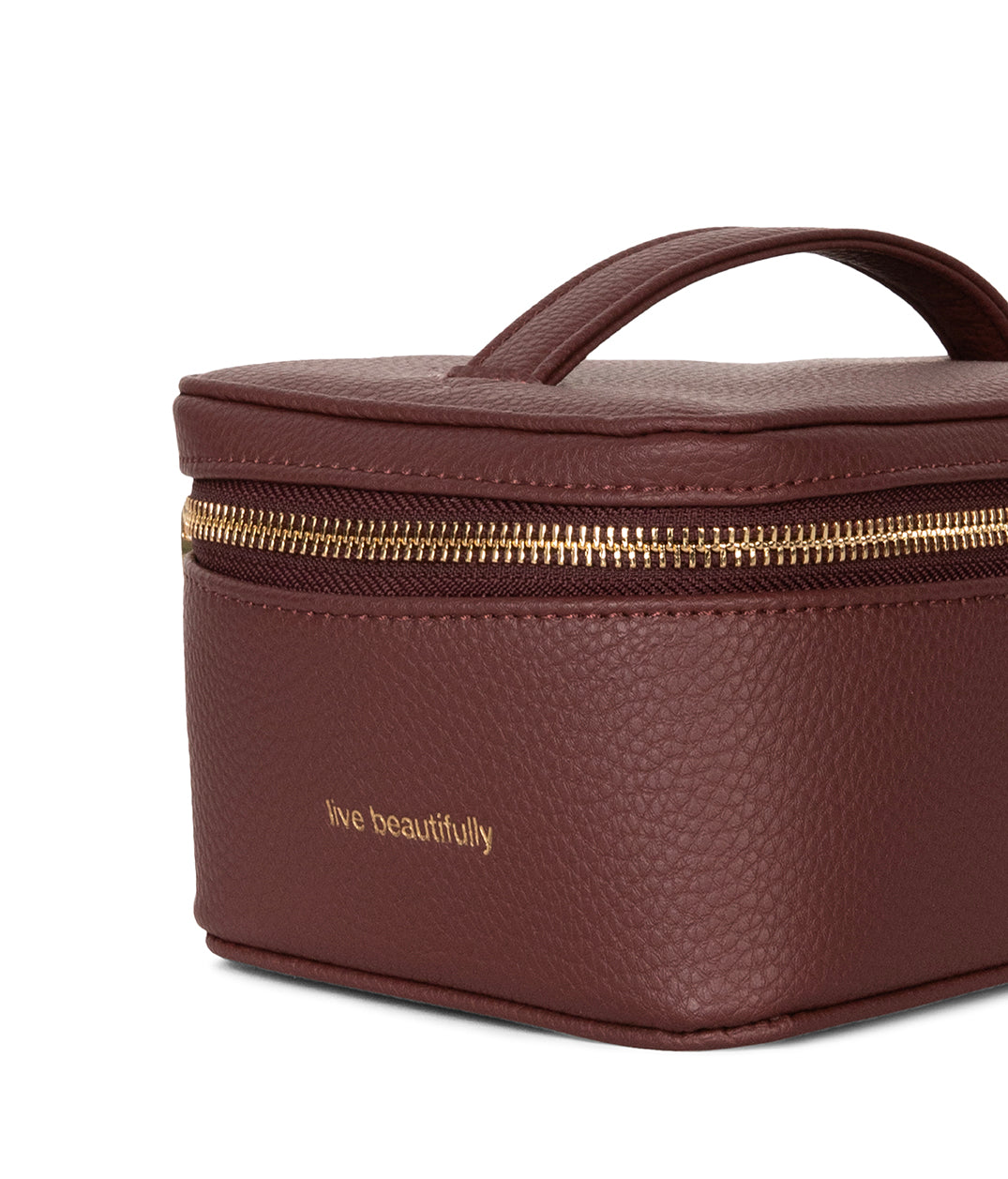 JULE Vegan Vanity Case - Grain | Color: Cherry - variant::cherry