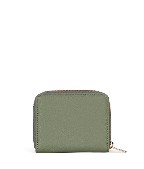 RUE Small Vegan Zip Wallet - Grain | Color: Olivine - variant::olivine